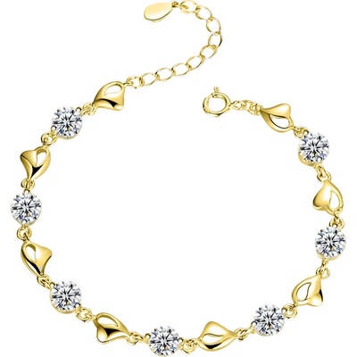 Mabell dámský stříbrný náramek ALTAIA CZ221BGR-1811-GOLDC45