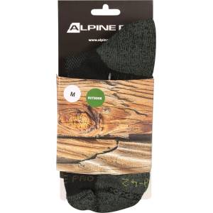ALPINE PRO Антибактериални чорапи ALPINE PRO KEROWE черни ALPINE PRO | Cheren | МЪЖЕ | L