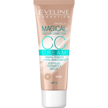 Eveline Cosmetics Magical Colour Correction CC крем SPF 15 цвят 53 Beige 30ml