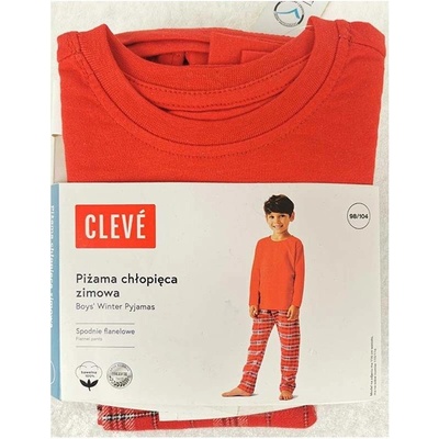 Cleve chlapčenské pyžamo červené