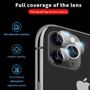 Blue Star Удароустойчив Протектор за Камерата на iPhone 12 Mini, Single Cam Glass, Прозрачен (5903396079368)
