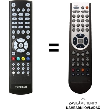 Dálkový ovladač Predátor Topfield TP-800