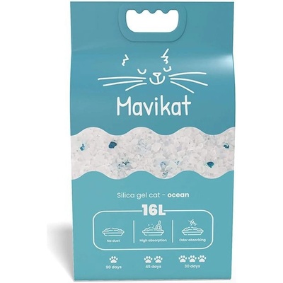 Mavikat Podstielka pre mačku Ocean 16 l