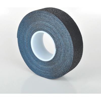 Odolná, ohebná podlahová páska s protiskluzovým povrchem WT-5845 – PU, černá, 75 mm × 25 m