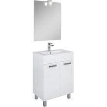 Riva Square Koupelnový set, 60 cm, dřevotříska, bílý 20674272LED