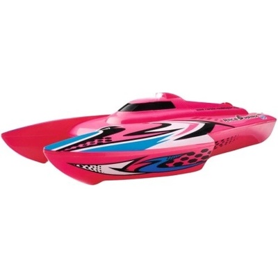 TAMIYA-CARSON Modellbau GmbH & Co.KG RC katamarán Race Shark FD 2,4 GHz RTR růžová