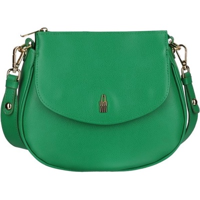 Wojewodzic dámska kožená kabelka stredná crossbody 31939/CE11/Z zelená
