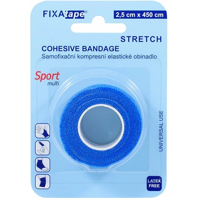 FIXAtape STRETCH samofix.ob.2,5 x 450 cm blister blue