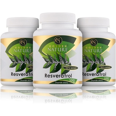 Golden Nature Resveratrol 98% 100 kapsúl