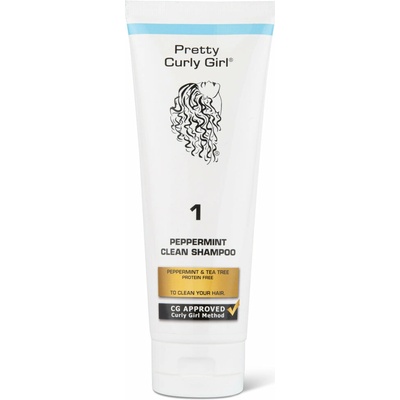 Peppermint Clean Shampoo Pretty Curly Girl v tube 250 ml