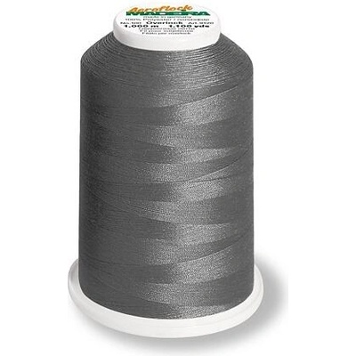 Overlockové nitě PES Madeira Aeroflock 100 (1000m) chemlonové barva 8111 carbon