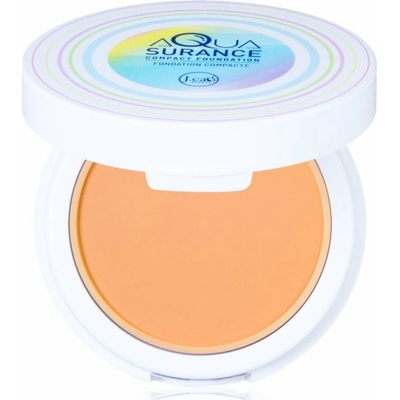 J,Cat Beauty Aquasurance kompaktný púdrový make-up pre stredné až plné krytie 102A Light Beige 9 g