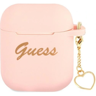 Guess AirPods Silicone Charm Heart Collection GUA2LSCHSP