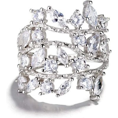 Silenti Jewelry Сребърен пръстен "Стил и Блясък" - 6 - 52мм (16.6мм диам. )