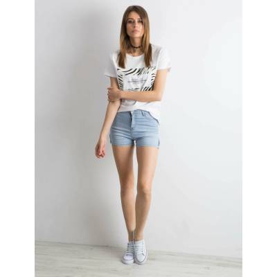 Factory Price šortky JMP-SN-DJ238.17 světle modré