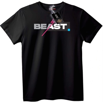 NOONEBRAND Тениска BEAST Лого - 2XL, White