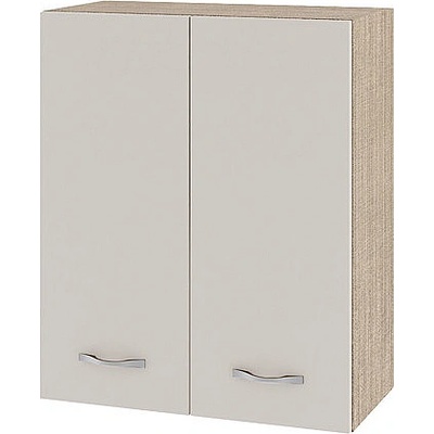 ИРИМ Горен шкаф с две врати и рафт Сити МС-3 мока / сатен 60 см