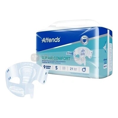 Attends Slip Air Comfort 9 S plienkové nohavičky 50 – 85 cm, savosť 1876 ml, 21 ks