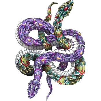 HARAHU Дървено пъзел - Snakes / M KP21937 (21937)