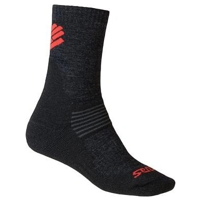 Sensor Expedition Merino Black / Red