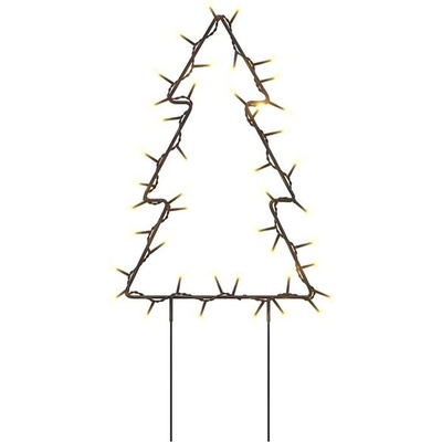 Shumee vánoční světelné dekorace s hroty 3ks, Stromek 50 LED diod, 30 cm