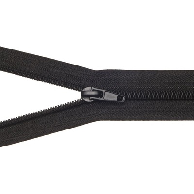 Spirálový zip 5 - 110 cm černý