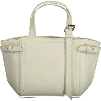 Calvin Klein štýlová dámska kabelka 18X16X12cm Biela