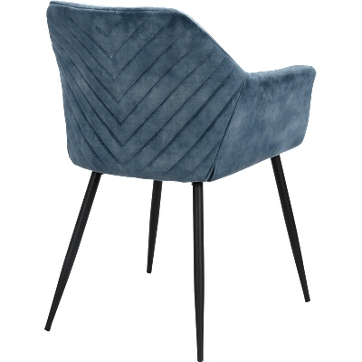 Carmen Трапезен стол tipton - син mj 1 (3532088)