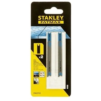 Stanley STA25752-XJ Pilové listy uchycení U tl. 2,5-6 mm rozteč 1,1-1,5 mm 2 ks