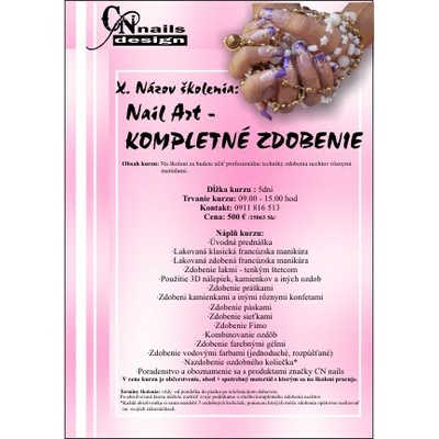 Nail art - kompletné zdobenie nechtov