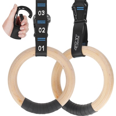 4FIZJO Gymnastické kruhy PRO modré