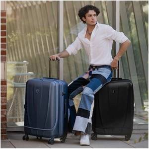 HEYS Vantage Smart Luggage L Slate Blue