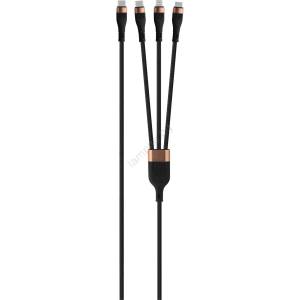 WINNER GROUP-WG -USB кабел 3в1 USB-C / Lightning, USB-C и Micro USB 100W 1, 5m черен (WN0027)
