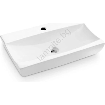 Bathco 0041 - Мивка за плот SARDINERO 61, 5x37, 5 см порцелан/бяла (BO0004)