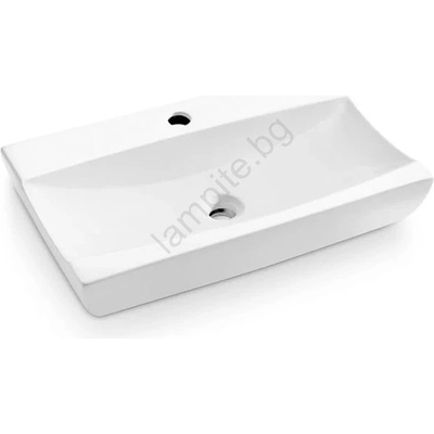 Bathco 0041 - Мивка за плот SARDINERO 61, 5x37, 5 см порцелан/бяла (BO0004)