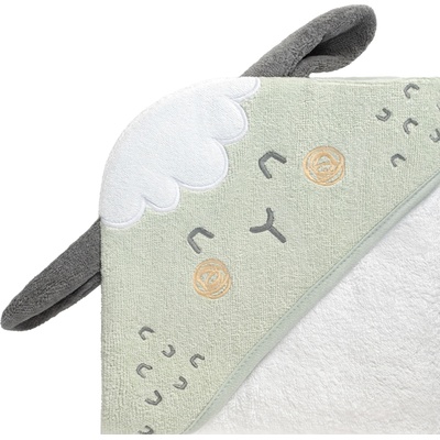 KikkaBoo Хавлия с качулка KikkaBoo Sleepy Sheep - Тери, 90 х 90 cm (31104010069)