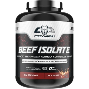 Core Champs Beef Isolate Clear | 0 Sugar ~ 0 Fat ~ 88% Advanced Beef Protein [1800 грама] Кола