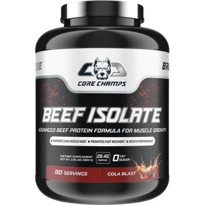 Core Champs Beef Isolate Clear | 0 Sugar ~ 0 Fat ~ 88% Advanced Beef Protein [1800 грама] Кола