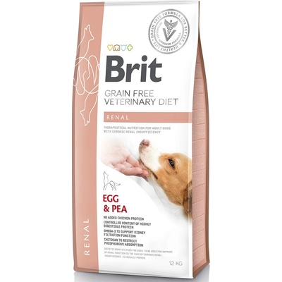 Brit Veterinary Diets GF Dog Renal 12 kg