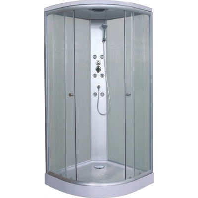 Sanotechnik Sprchový box Punto bílý 90 x 90 x 215 cm – Sleviste.cz