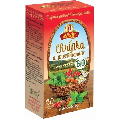 Agrokarpaty elixír Bio Chrípka a prechladnutie ovocno bylinný čaj 20 x 2 g