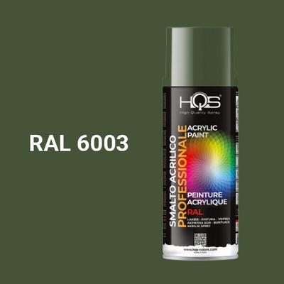 HQS akrylová farba v spreji 400 ml RAL 6003 lesklá