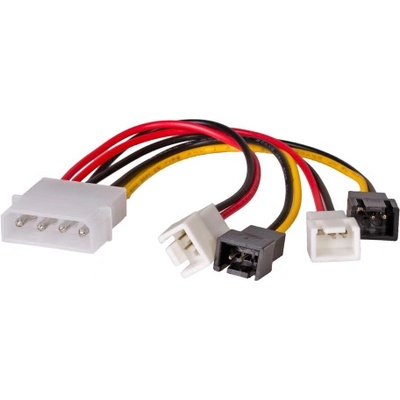 Akyga Molex/2 x 3-pin 12 V/2 x 3-pin 5 V AK-CA-34