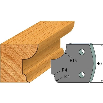 IGM Professional IGM Profil 043 - pár obmedzovačov 40x4mm SP F027-043