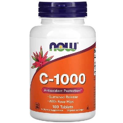 NOW Vitamin C-1000 s postupným uvolňováním 100 tablet