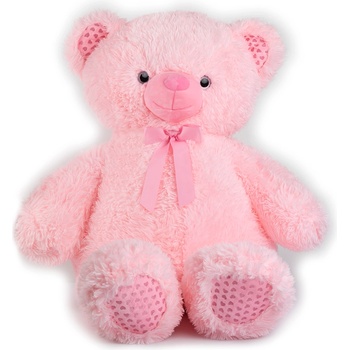 Плюш АМЕК Мече с глитерни лапи розово, детска плюшена играчка