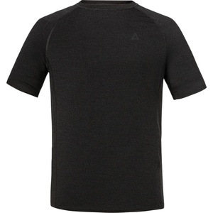 Schöffel Мъжко мериносово термобельо Schöffel T-Shirt Luterra Merino base layer - Black - размер 46 (EU) (015-2444-0111)