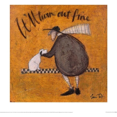 Umelecká tlač Sam Toft - It'll Turn Out Fine, 40 × 40 cm