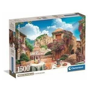 Clementoni -CLE puzzle 1500 Compact Italian Sight 31733