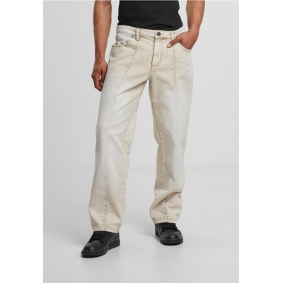 Urban Classics Мъжки Дънки Wide Leg Denim With Dividing Seams white dirty washed 44UB-TB7605-21212 - Тъмносив, размер 36